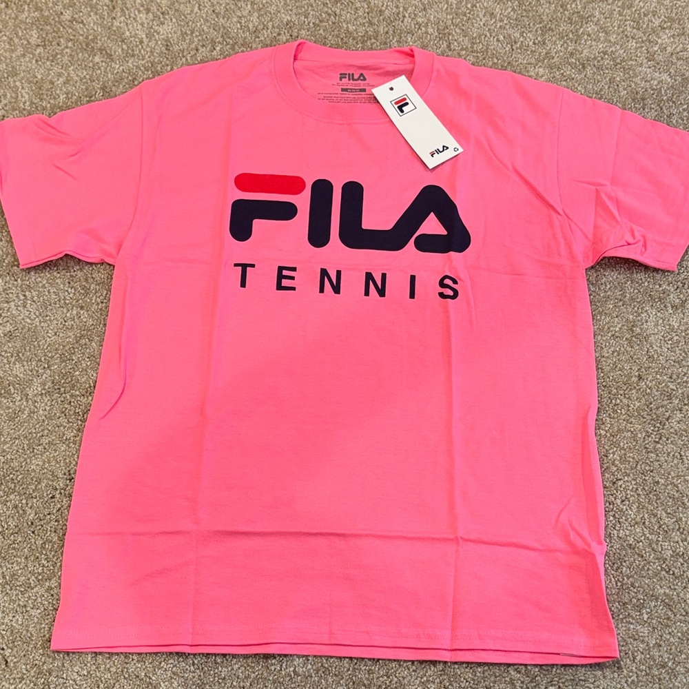 Fila Vibrant Pink Tennis Tee